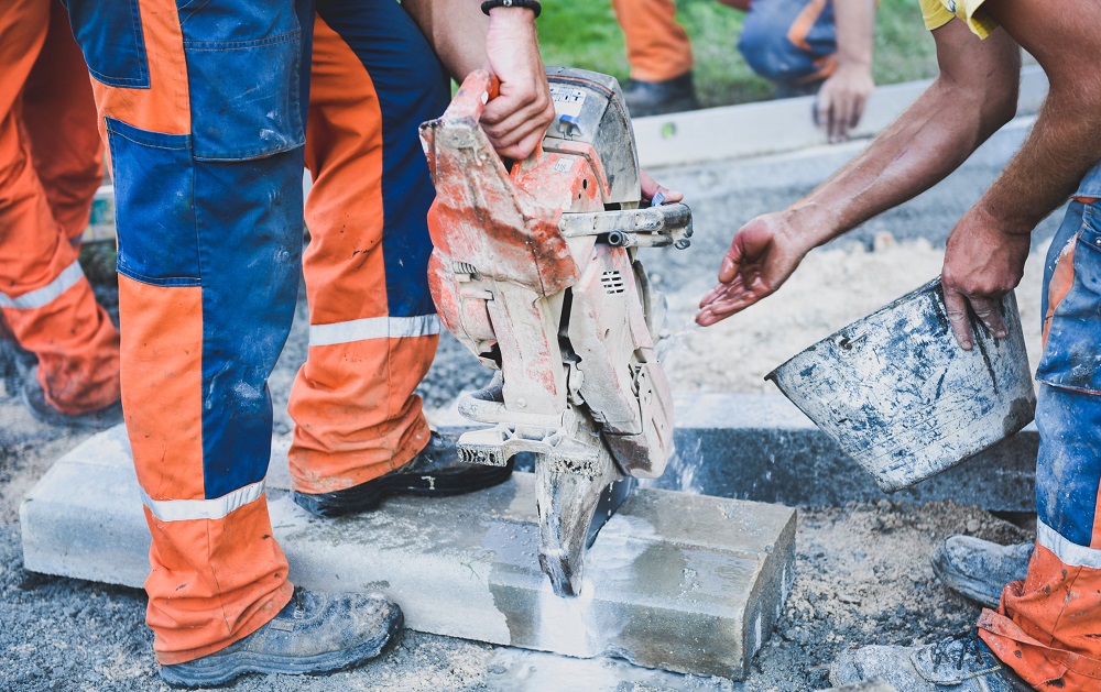 husqvarna concrete saw