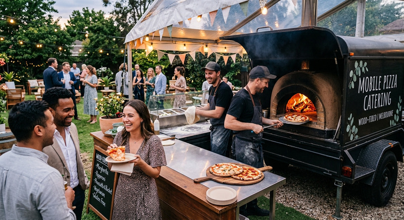 Mobile pizza catering Melbourne