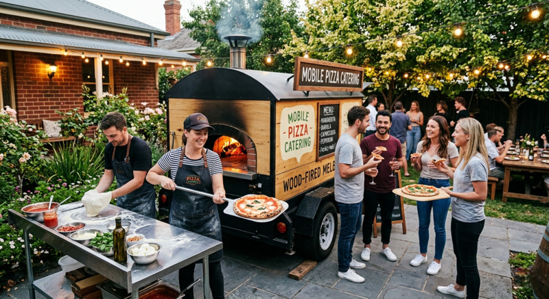 Mobile pizza catering Melbourne